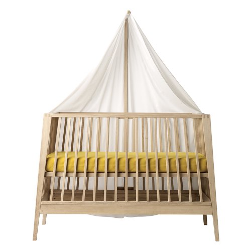 Voile de lit bébé Linea Luna - Blanc